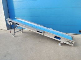 Mobile s/s conveyor belt 4.1 meters